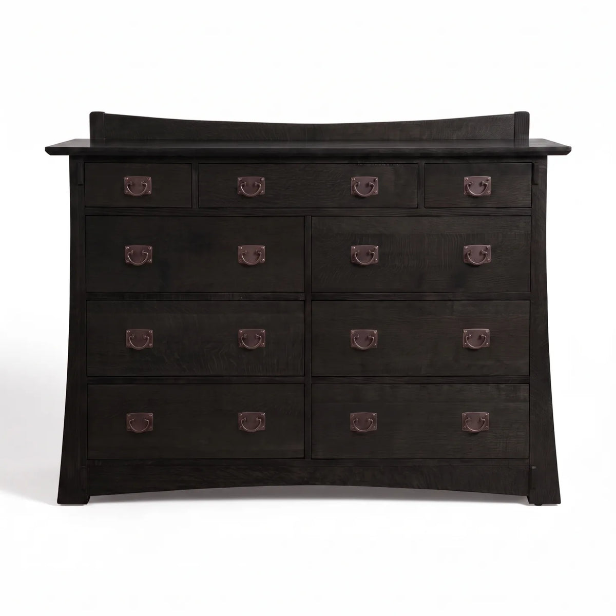 Bungalow 9-Drawer Dresser - Black on a white background