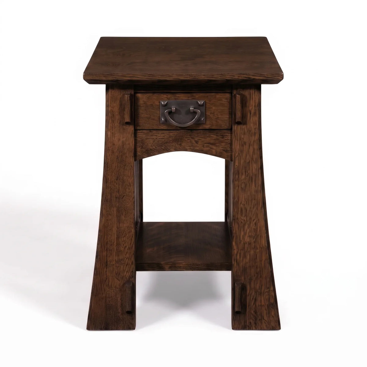 Bungalow Spacesaver End Table - Charcoal on a white background