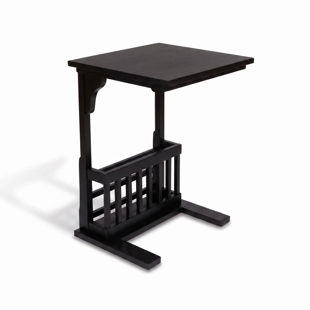 Laptop Sofamate - Black on a white background