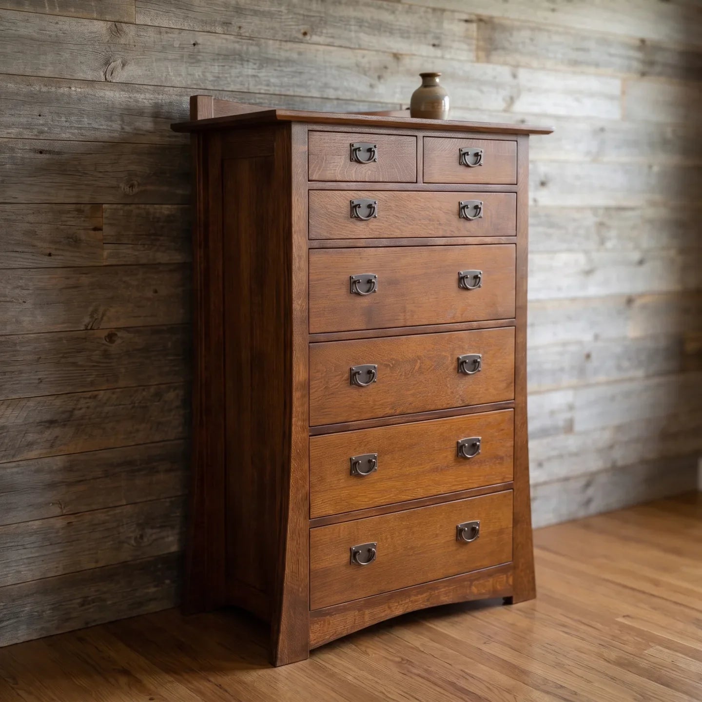 Bungalow 7-Drawer Bedroom Chest - Walnut