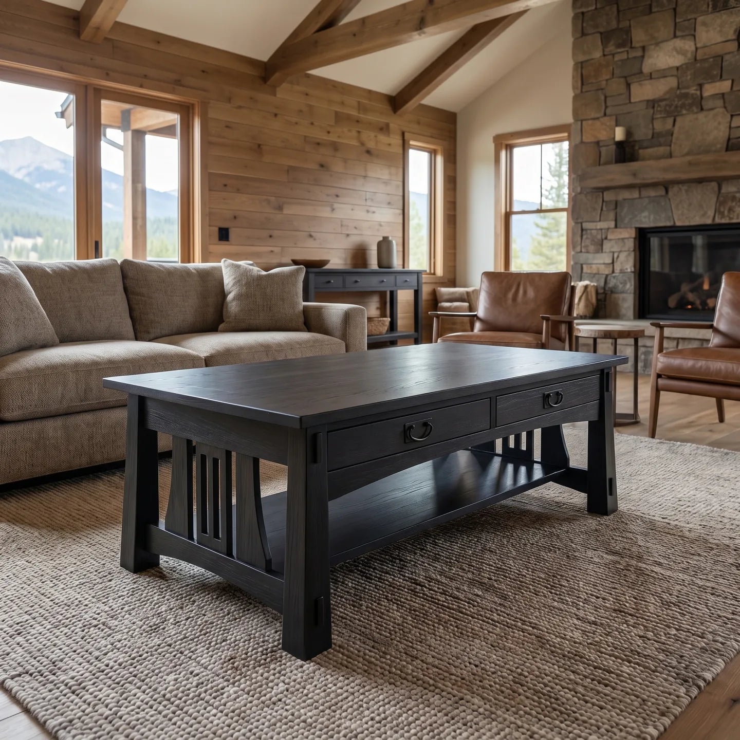 Bungalow Coffee Table - Black