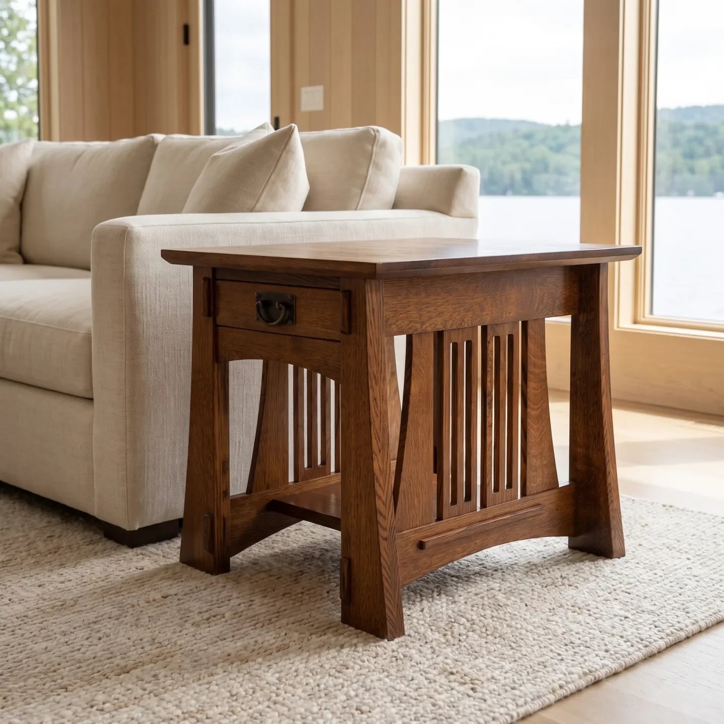 Bungalow End Table - Walnut