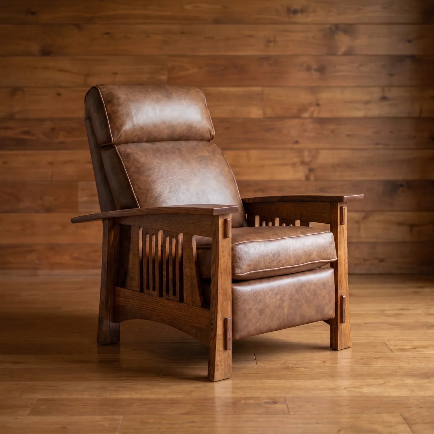 Bungalow Solid Oak Recliner