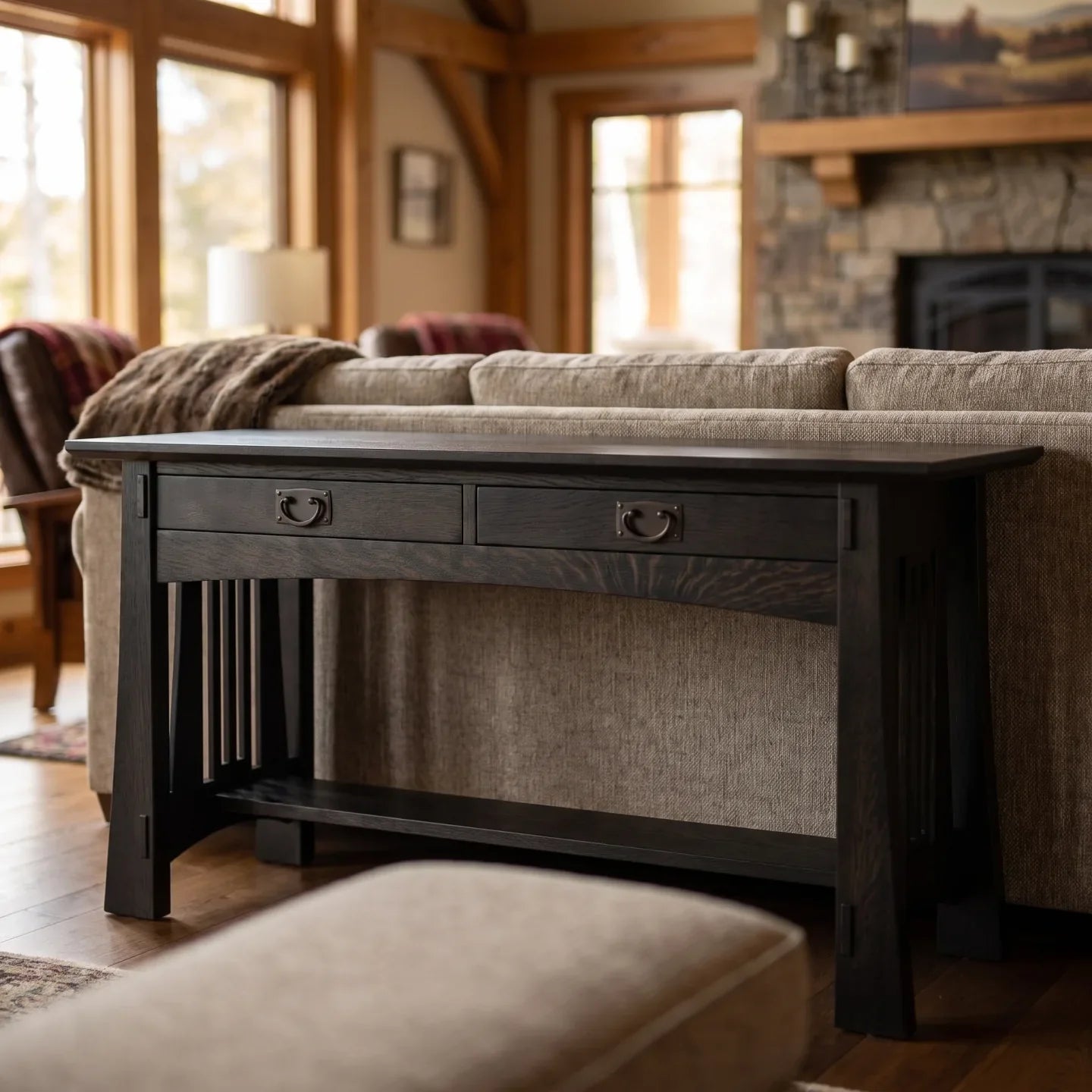 Bungalow Sofa Table - Black
