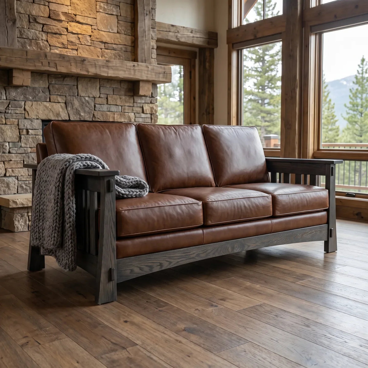 Bungalow Sofa - Charcoal