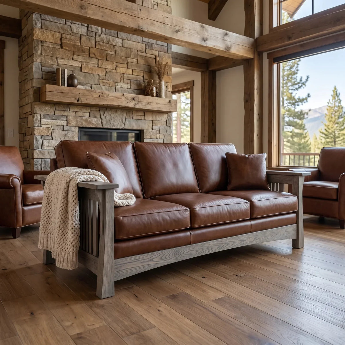 Bungalow Sofa - Stone Gray