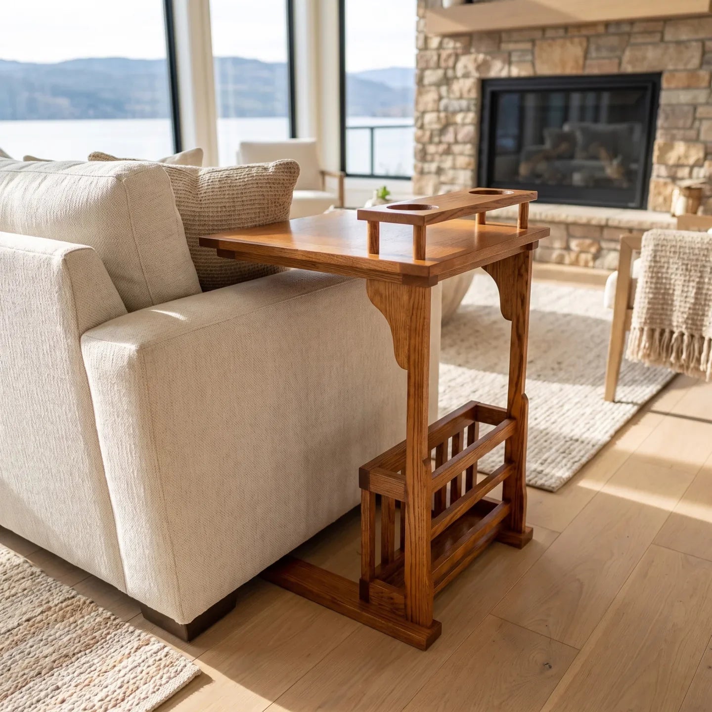 Laptop Sofamate with Cup Holders - Country