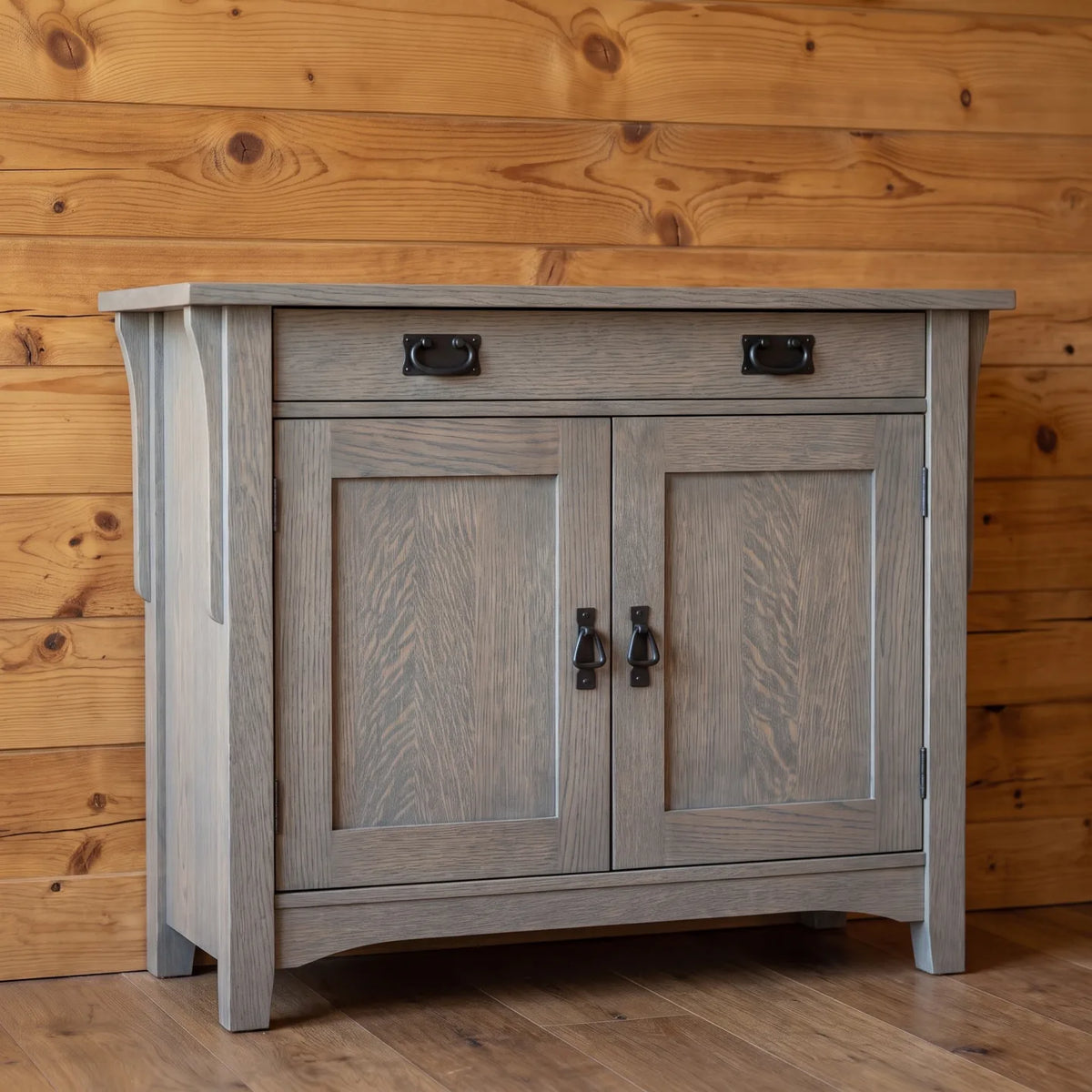 Mission 2-Door Console - Stone Gray