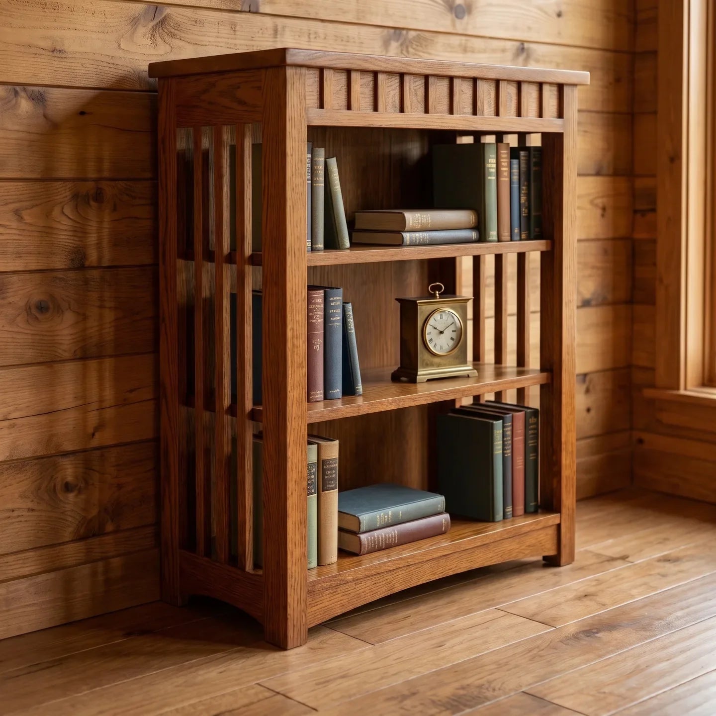 38" Bookcase - Antique Brown