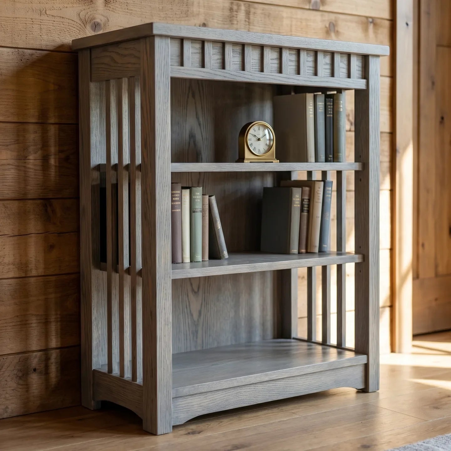 38" Bookcase - Stone Gray