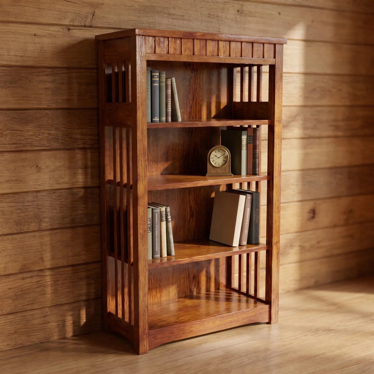 48" Bookcase - Antique Brown