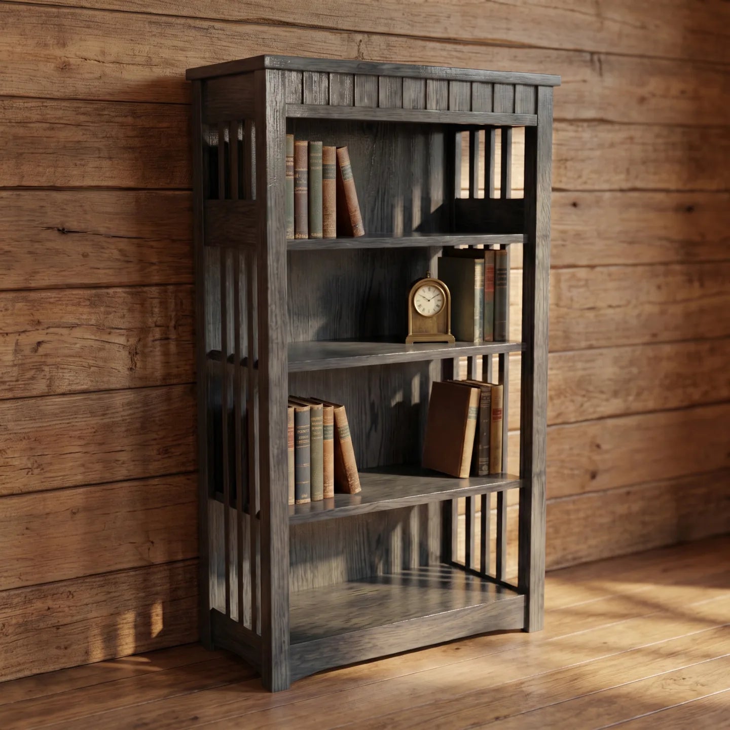 48" Bookcase - Charcoal