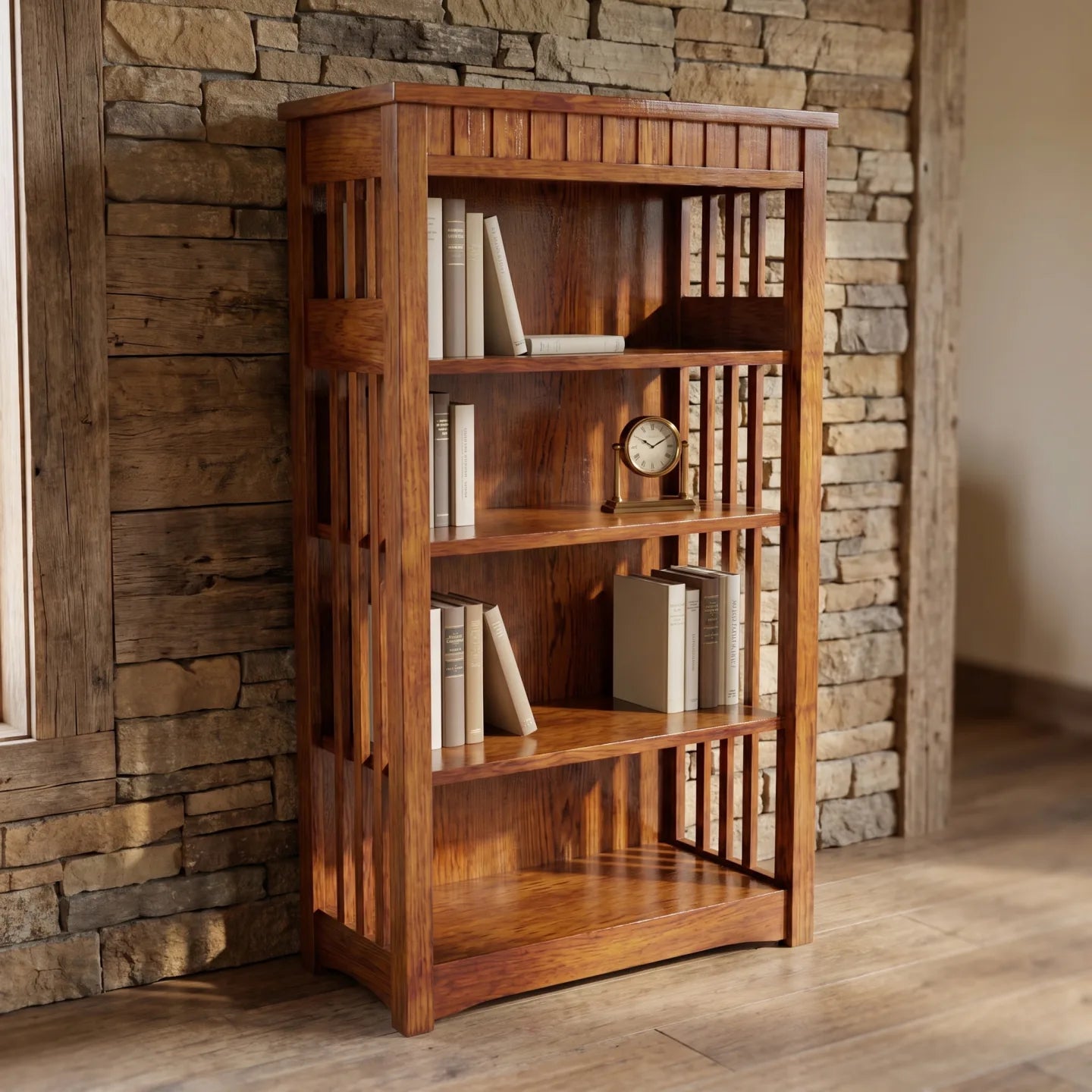 48" Bookcase - Walnut