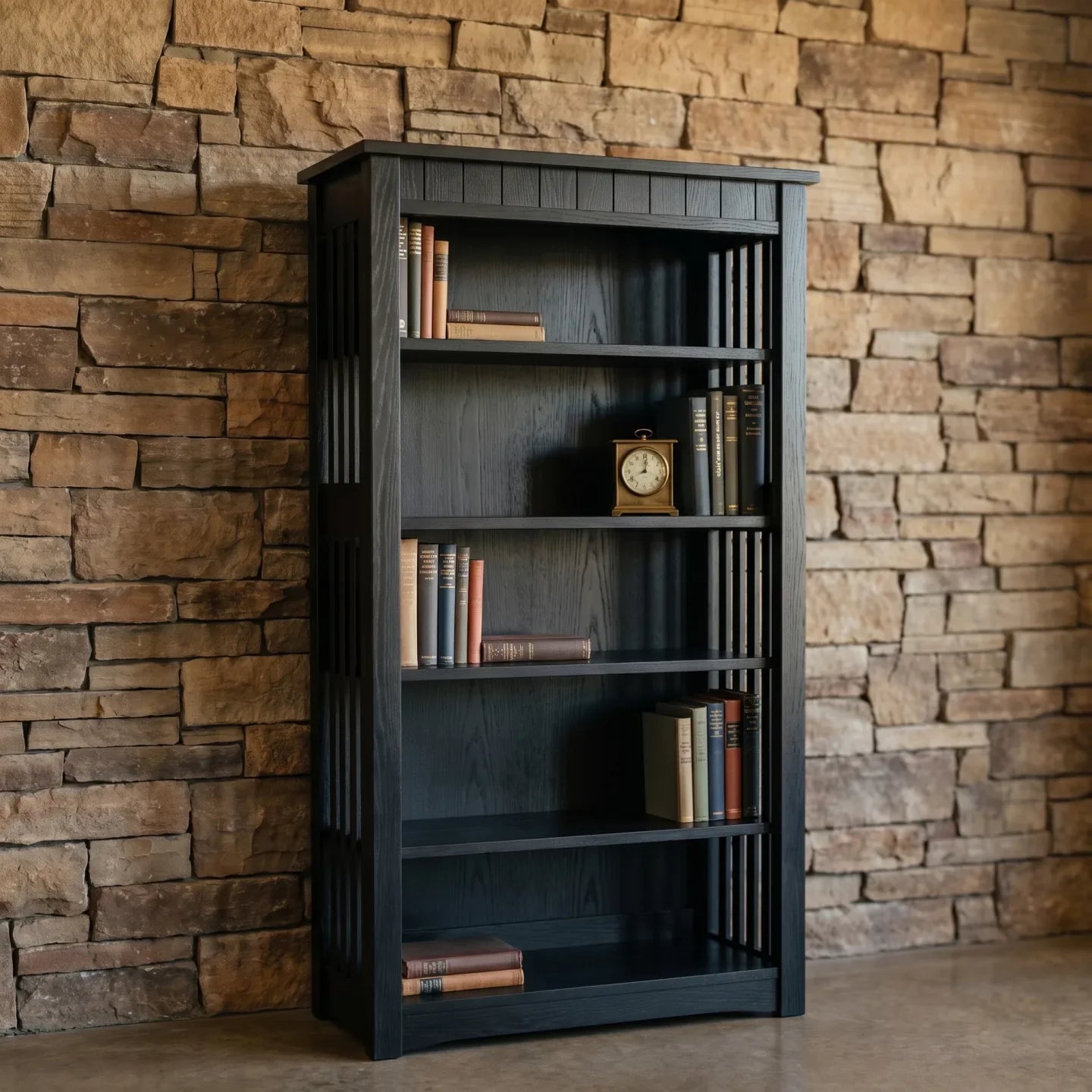 60" Bookcase - Black