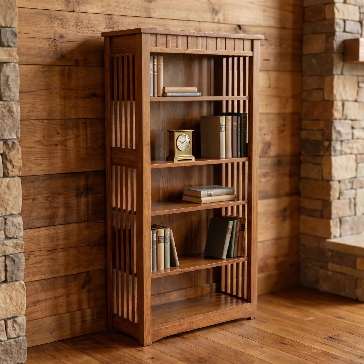 60" Bookcase - Walnut