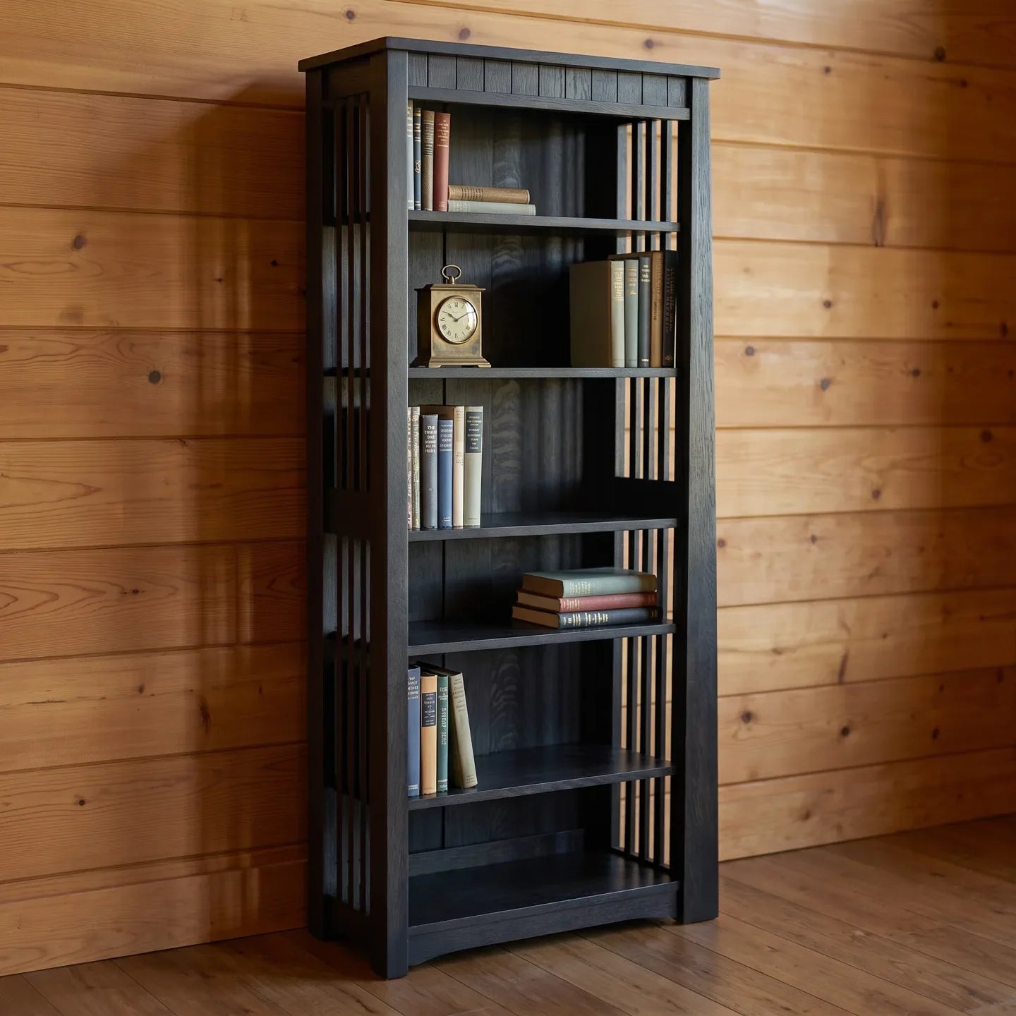 72" Bookcase - Black