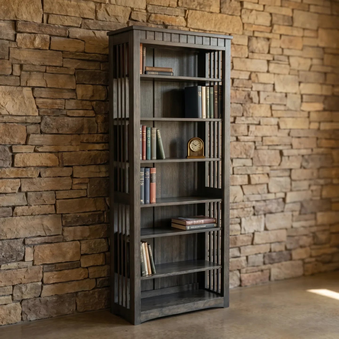 84" Bookcase - Charcoal