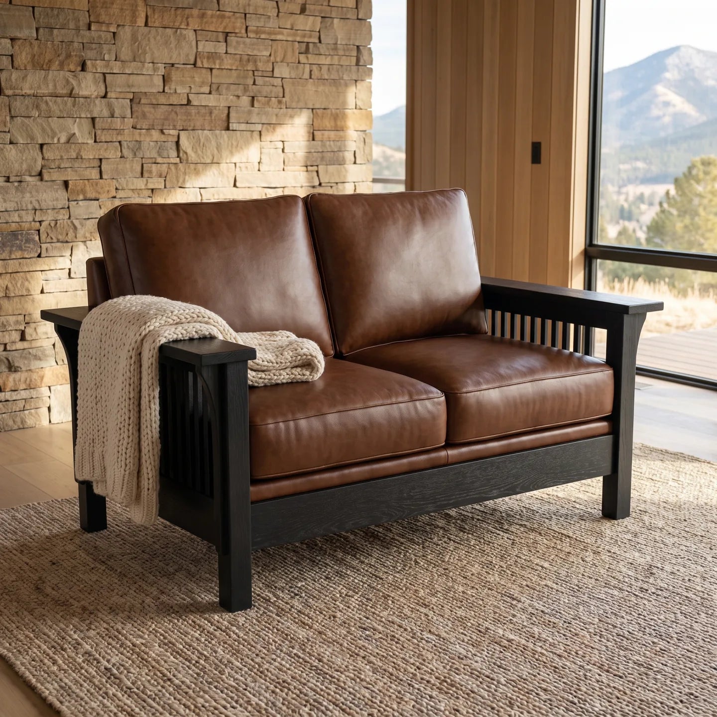 Loveseat - Black