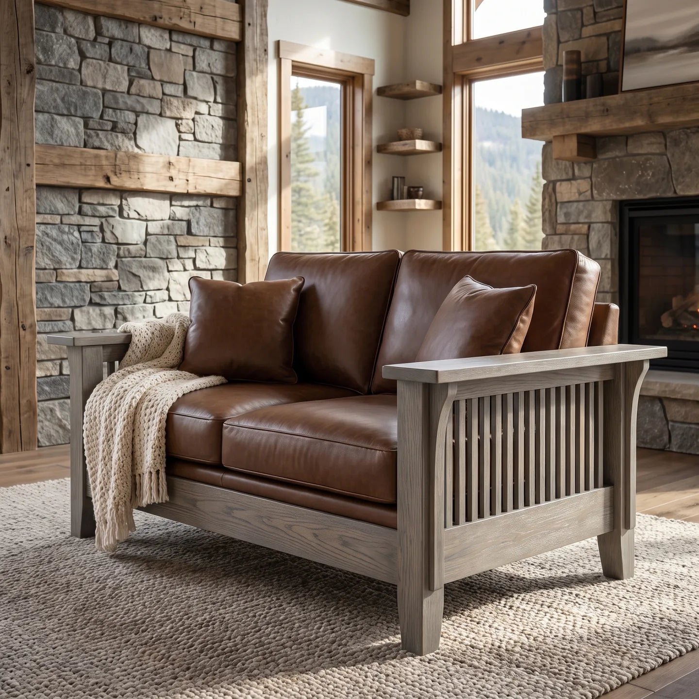 Loveseat - Stone Gray