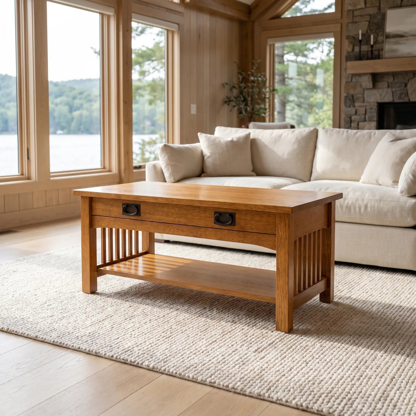 Mission Spacesaver Coffee Table - Country