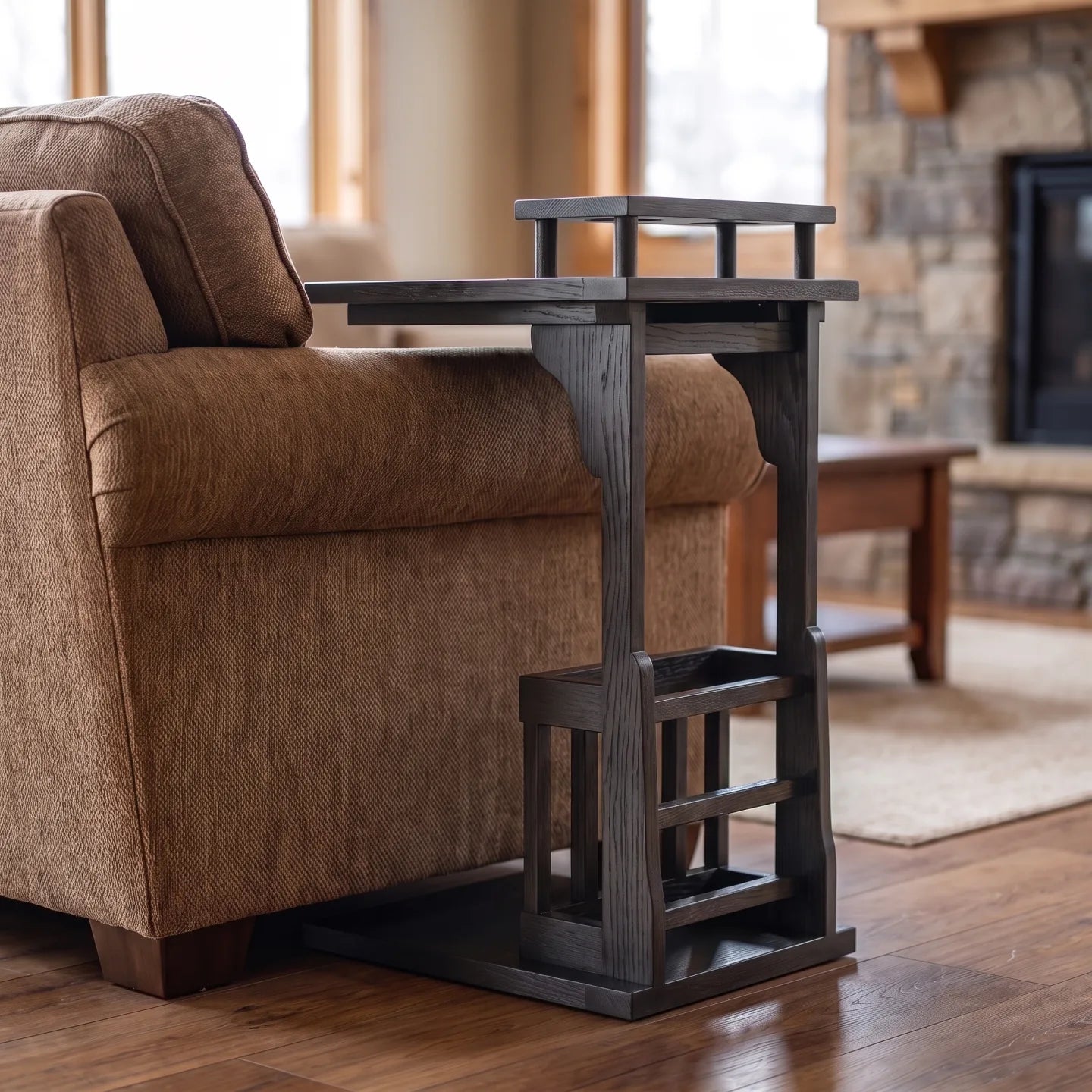 Sofamate with Cup Holder - Charcoal