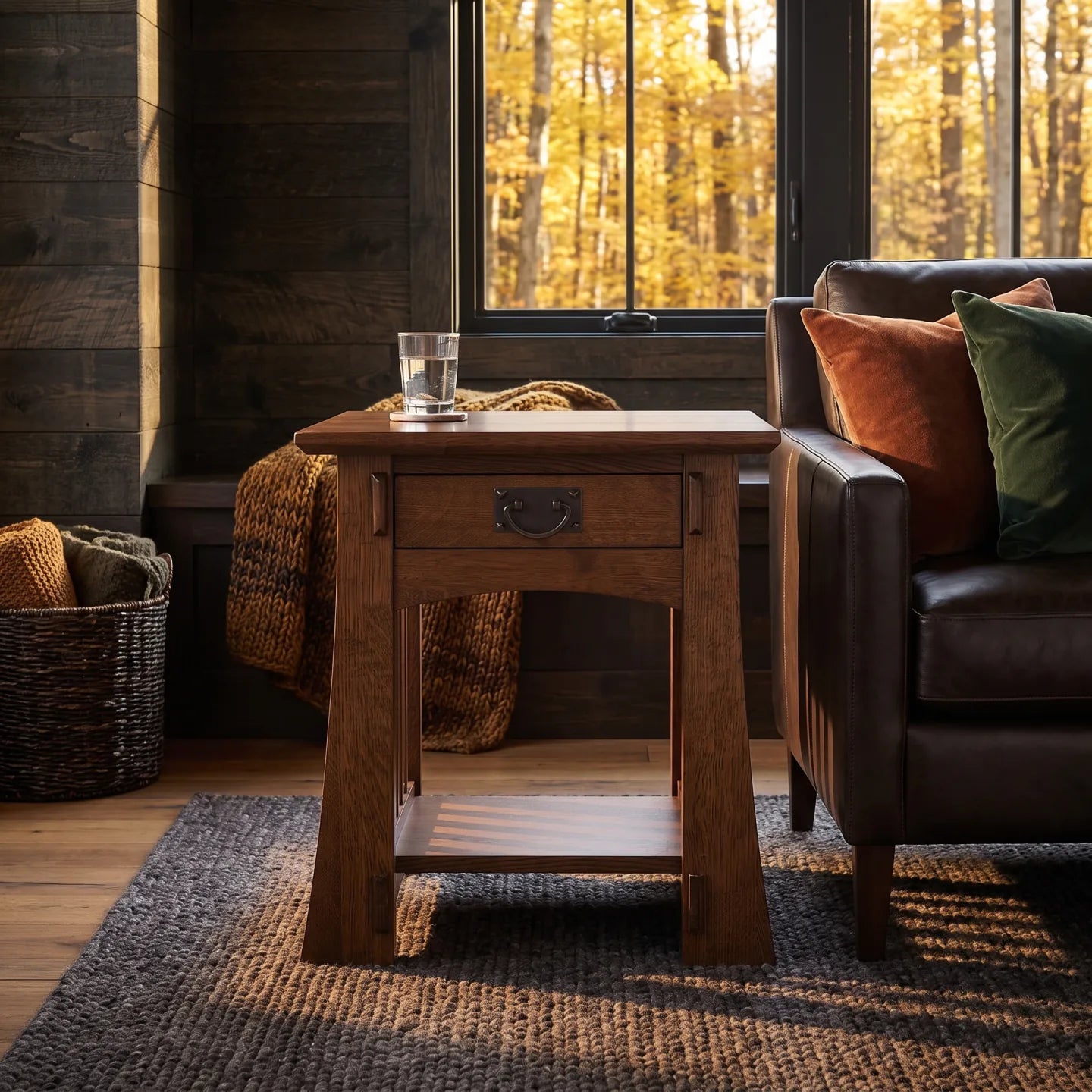 Bungalow End Table - Walnut
