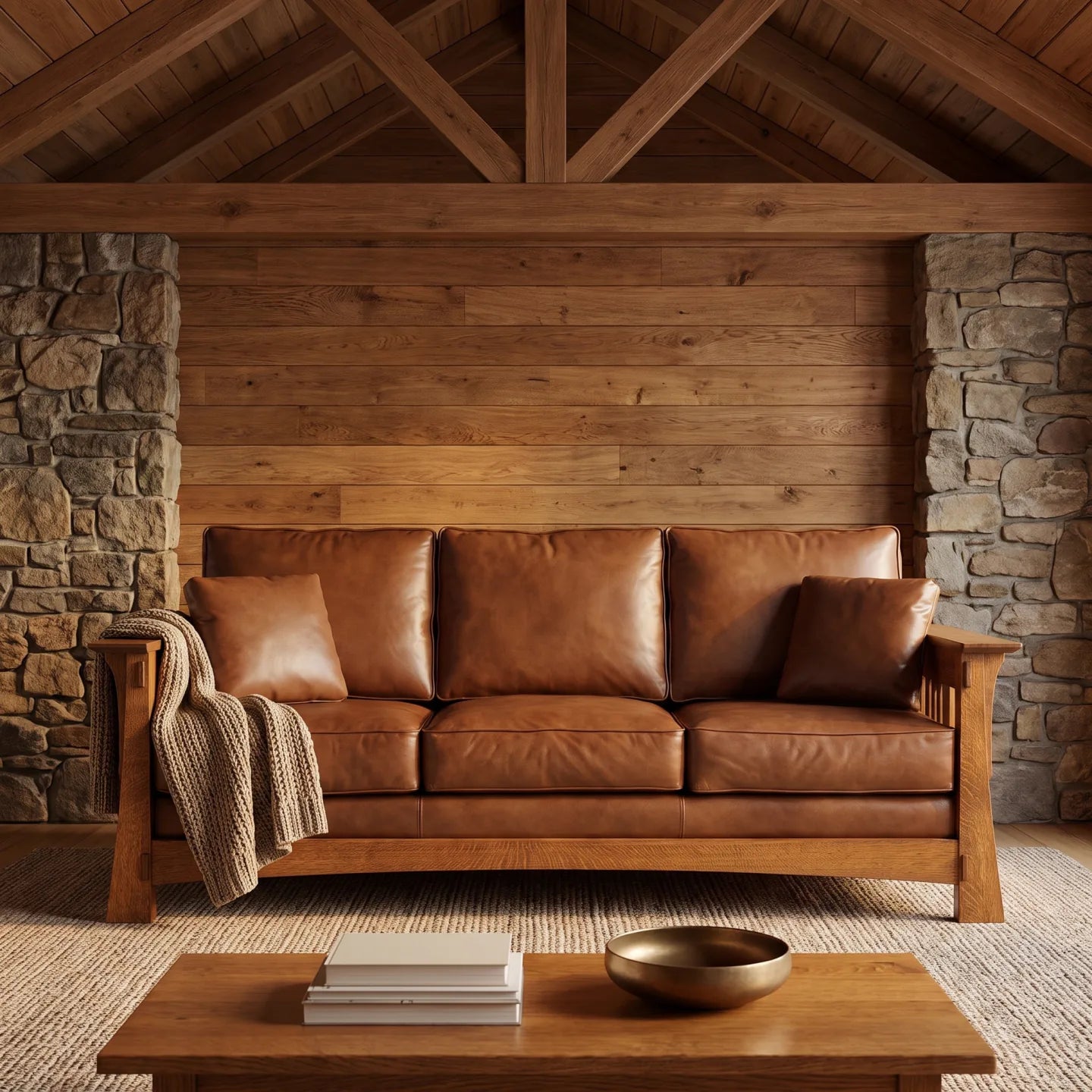 Bungalow Sofa - Antique Brown