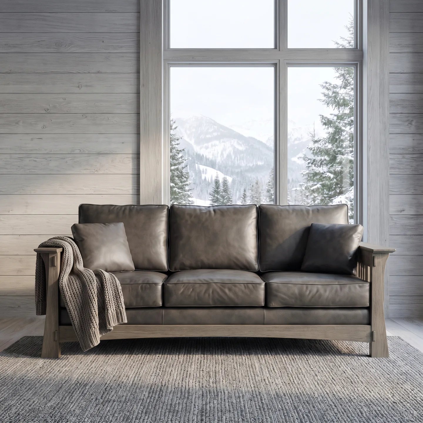 Bungalow Sofa - Stone Gray