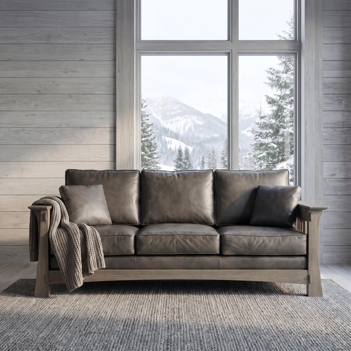 Bungalow Sofa - Stone Gray