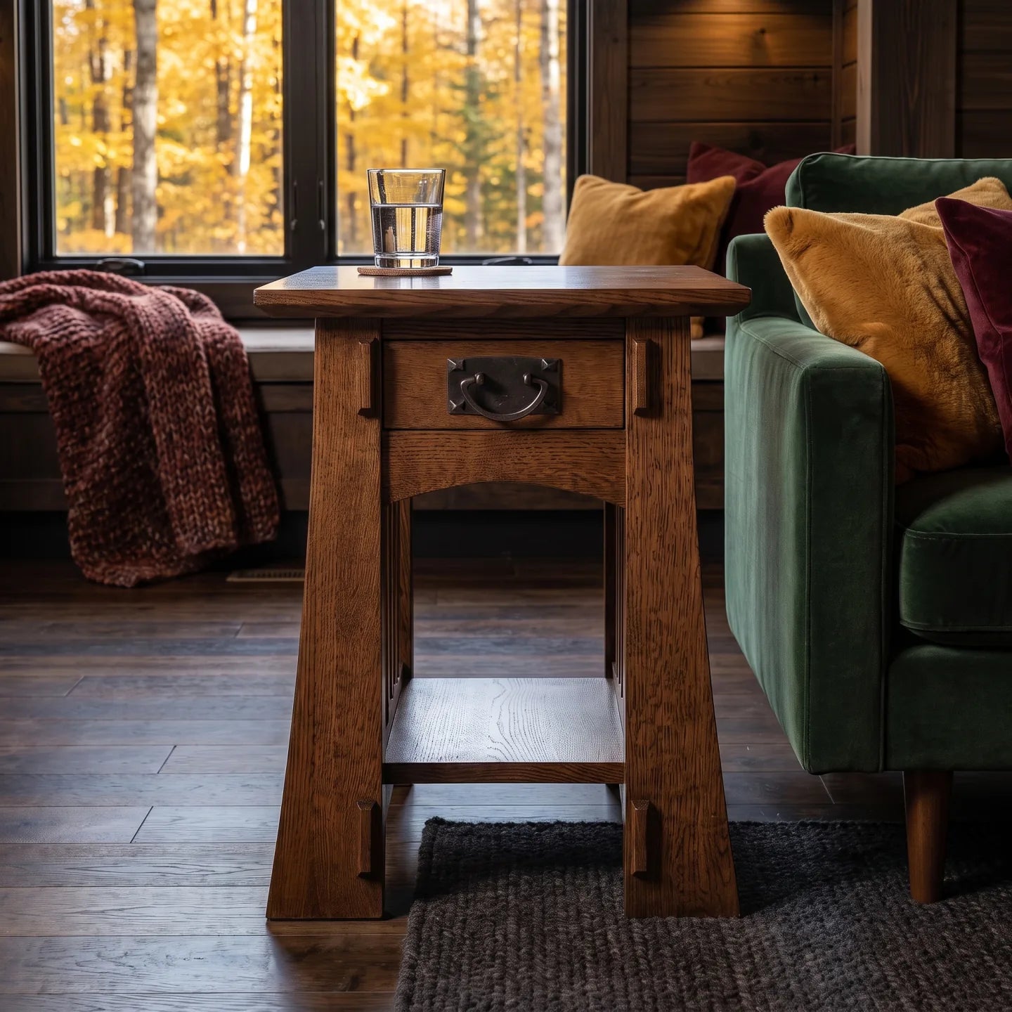 Bungalow Spacesaver End Table - Walnut