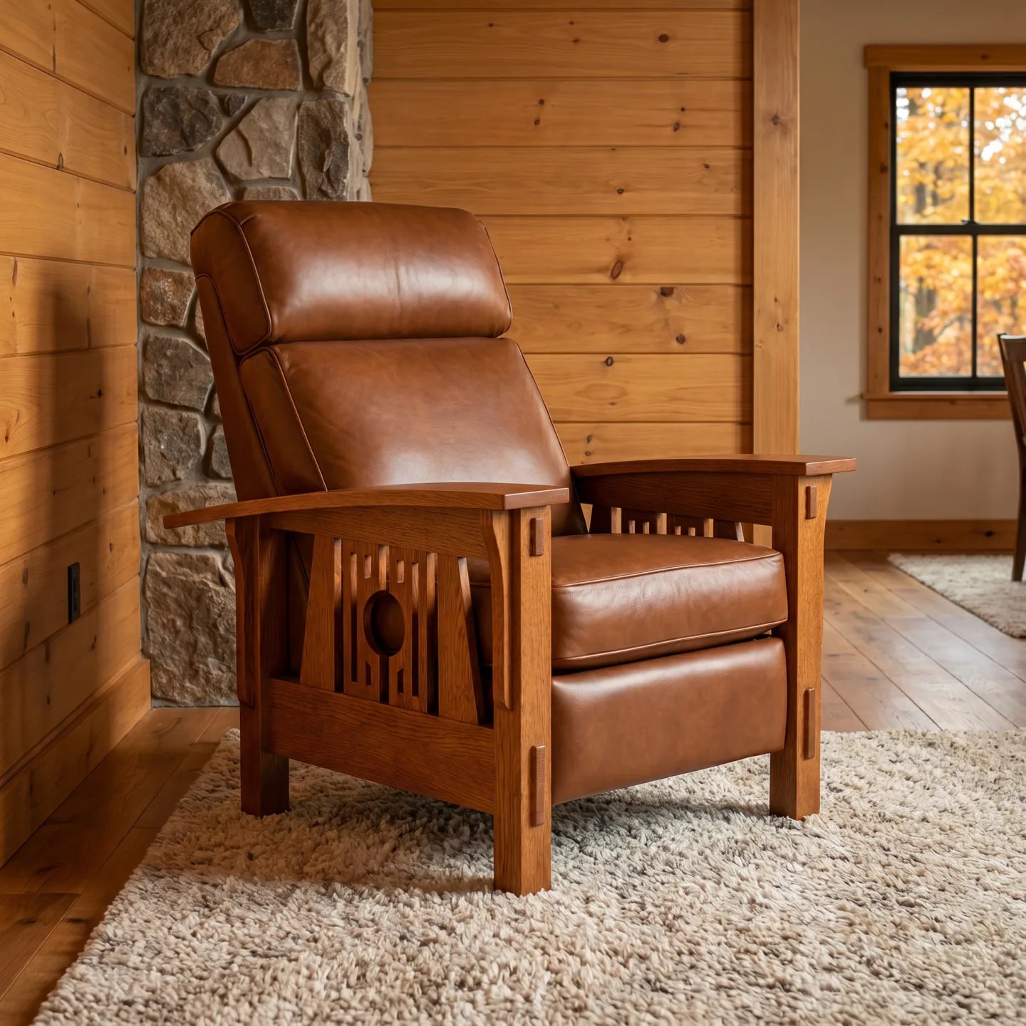 Medallion Farmhouse Recliner
