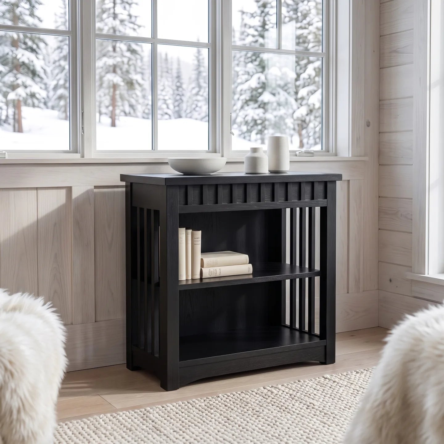 30" Bookcase - Black