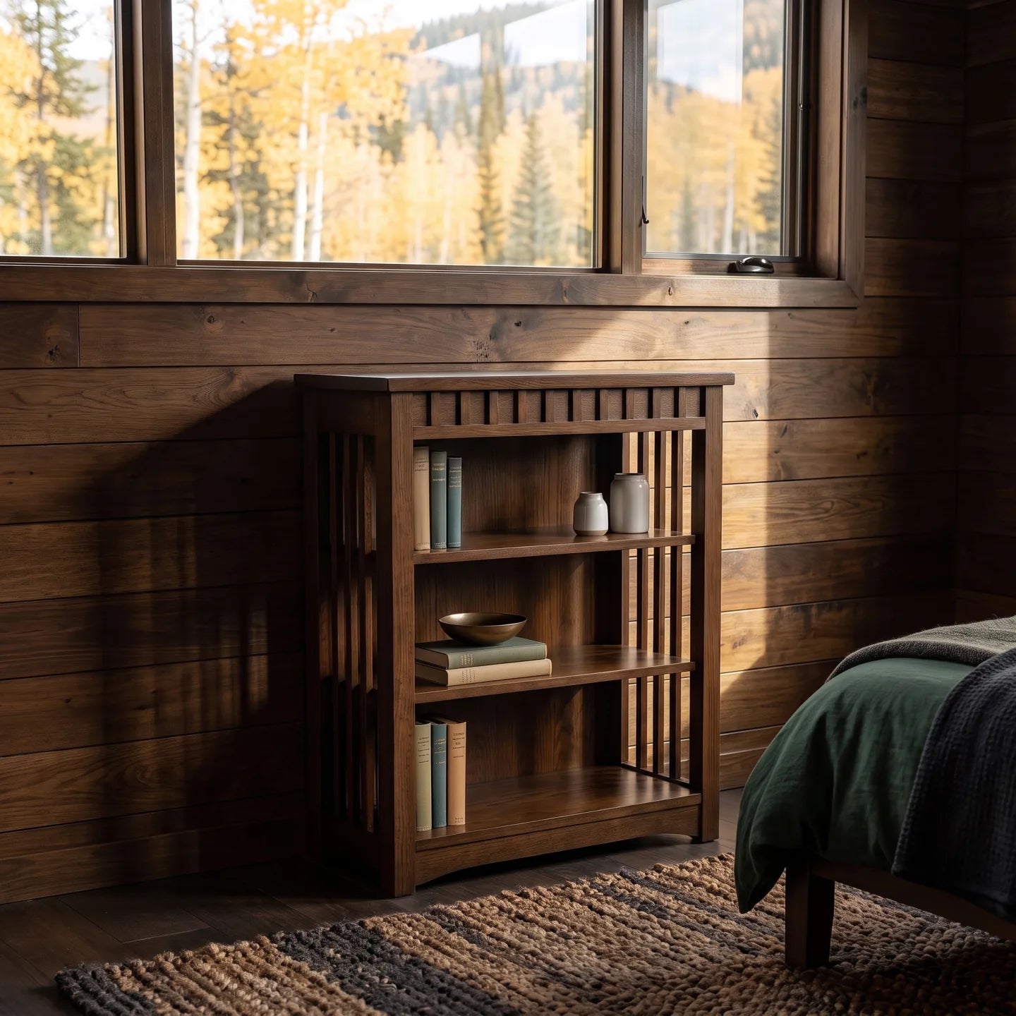 38" Bookcase - Walnut