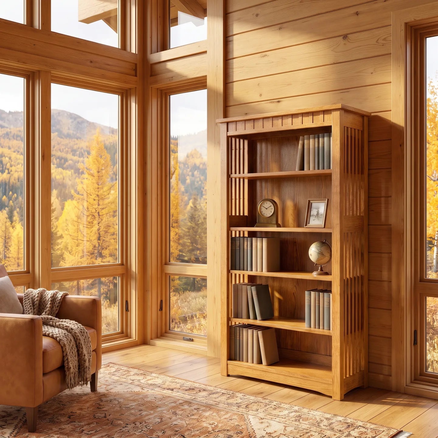 60" Bookcase - Country