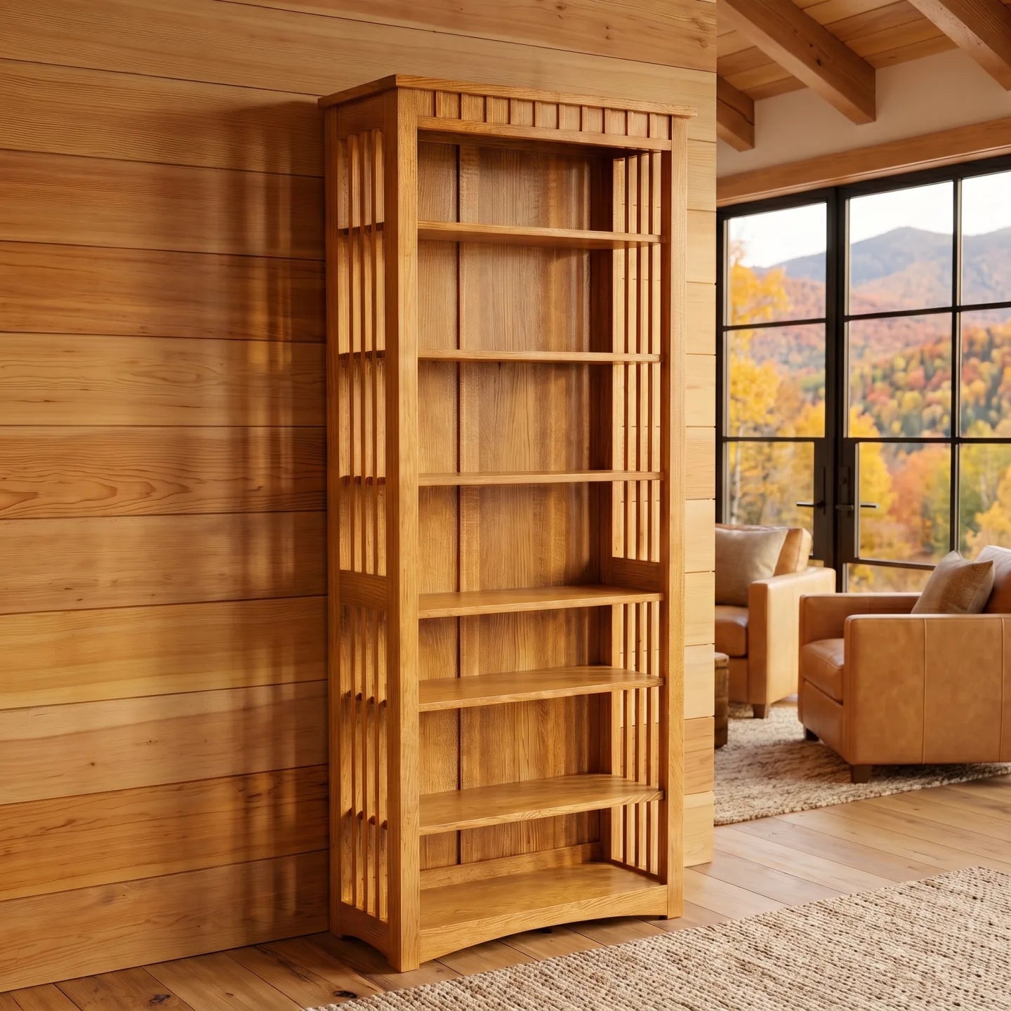 84" Bookcase - Country