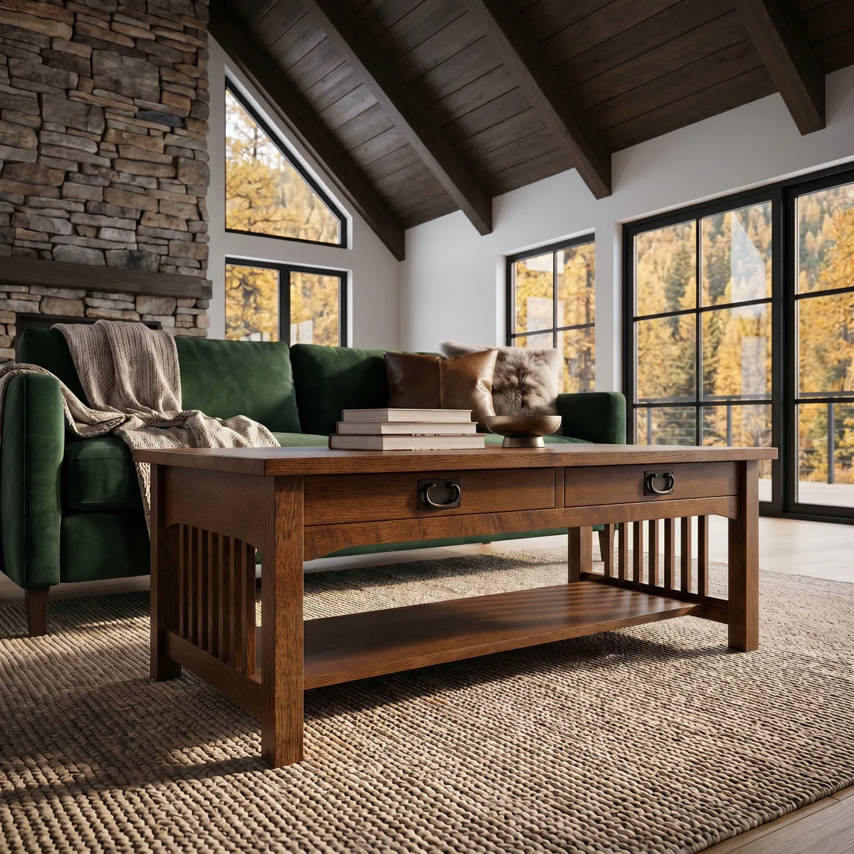Mission Coffee Table - Walnut