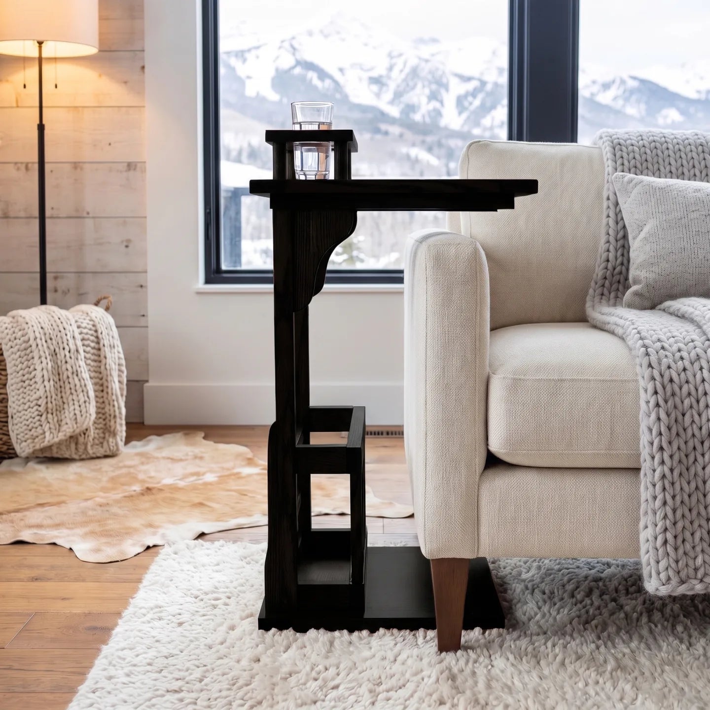 Sofamate with Cup Holder - Black