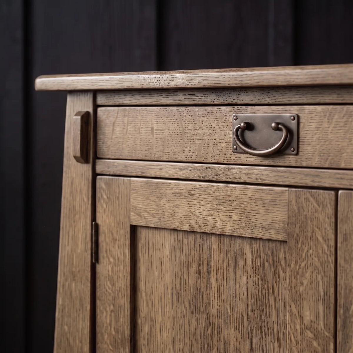 Bungalow 3-Door Console - Stone Gray