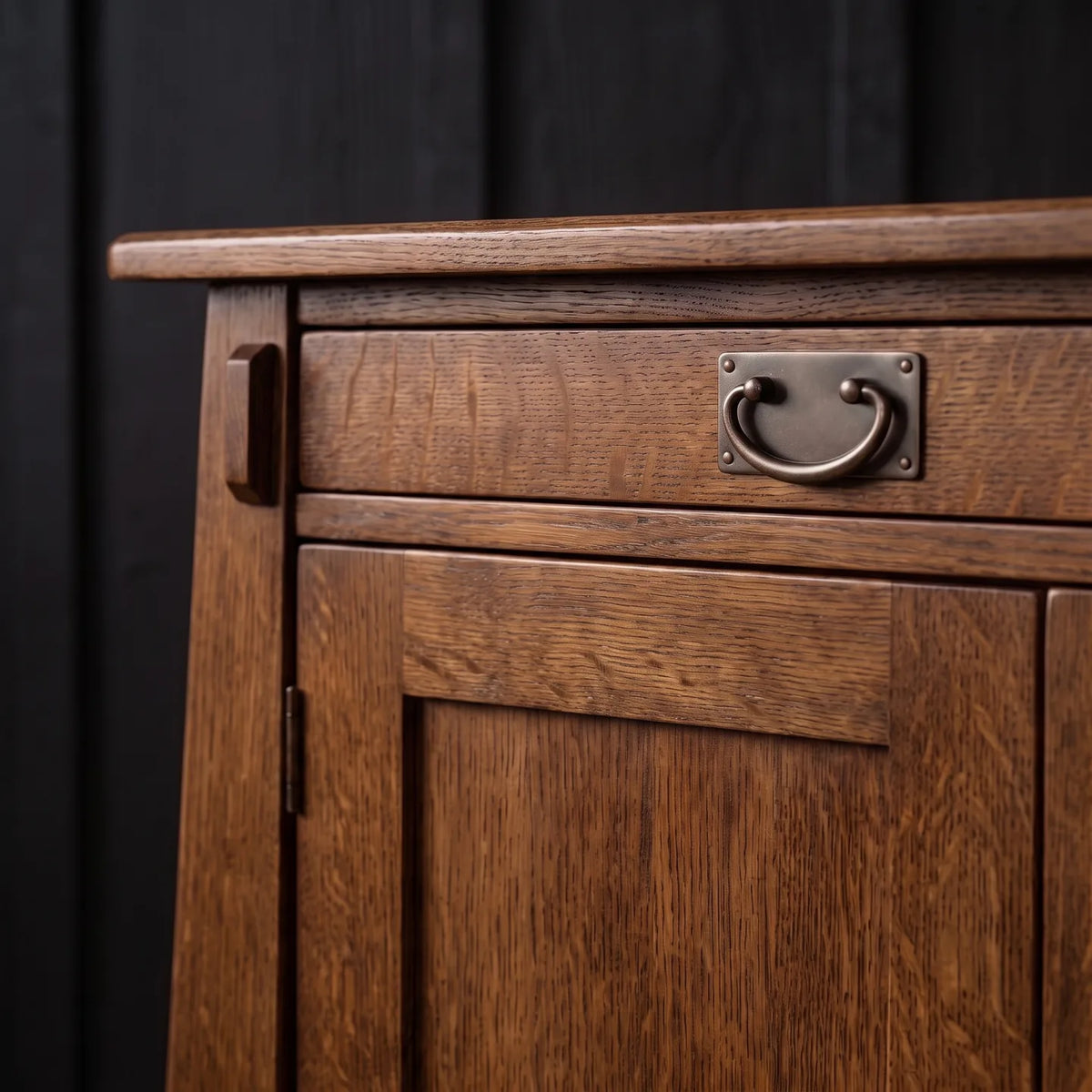 Bungalow 3-Door Console - Walnut