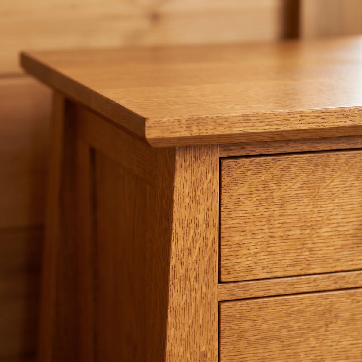 Bungalow 3-Drawer Nightstand - Antique Brown