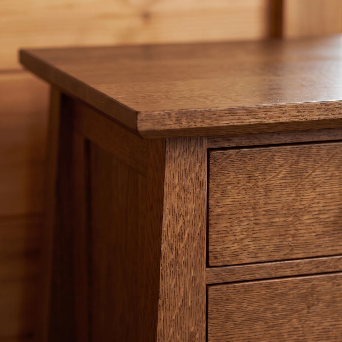 Bungalow 3-Drawer Nightstand - Walnut