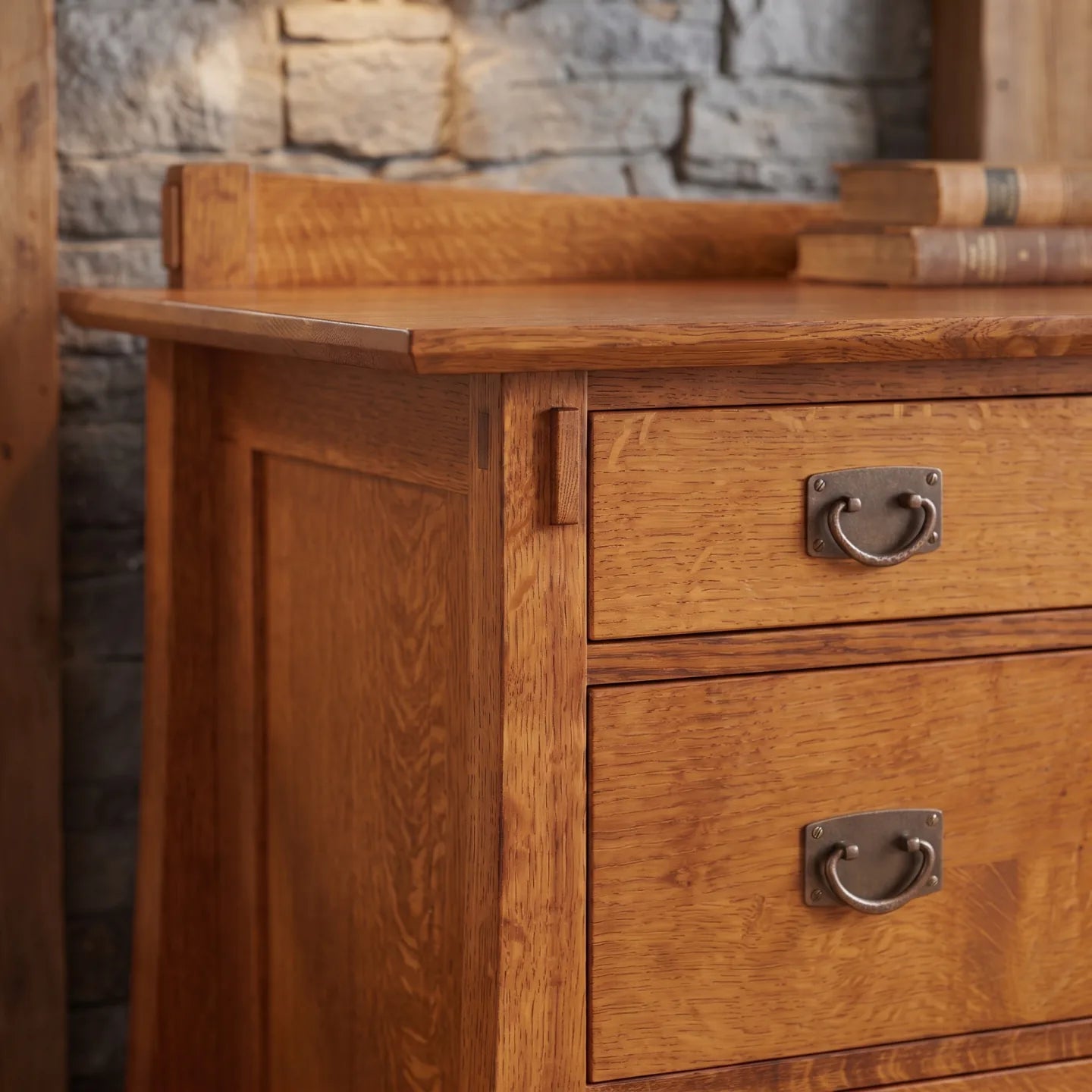 Bungalow 9-Drawer Dresser - Antique Brown