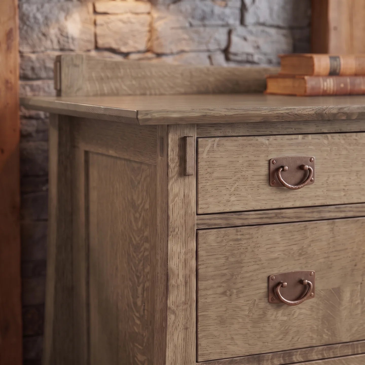 Bungalow 9-Drawer Dresser - Stone Gray