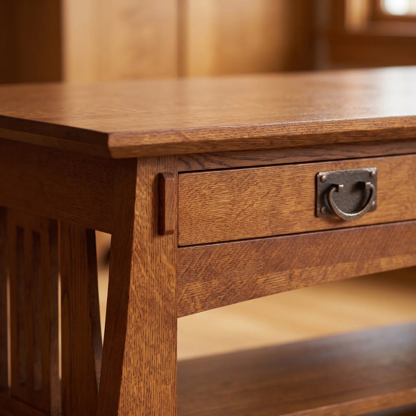Bungalow Coffee Table - Antique Brown
