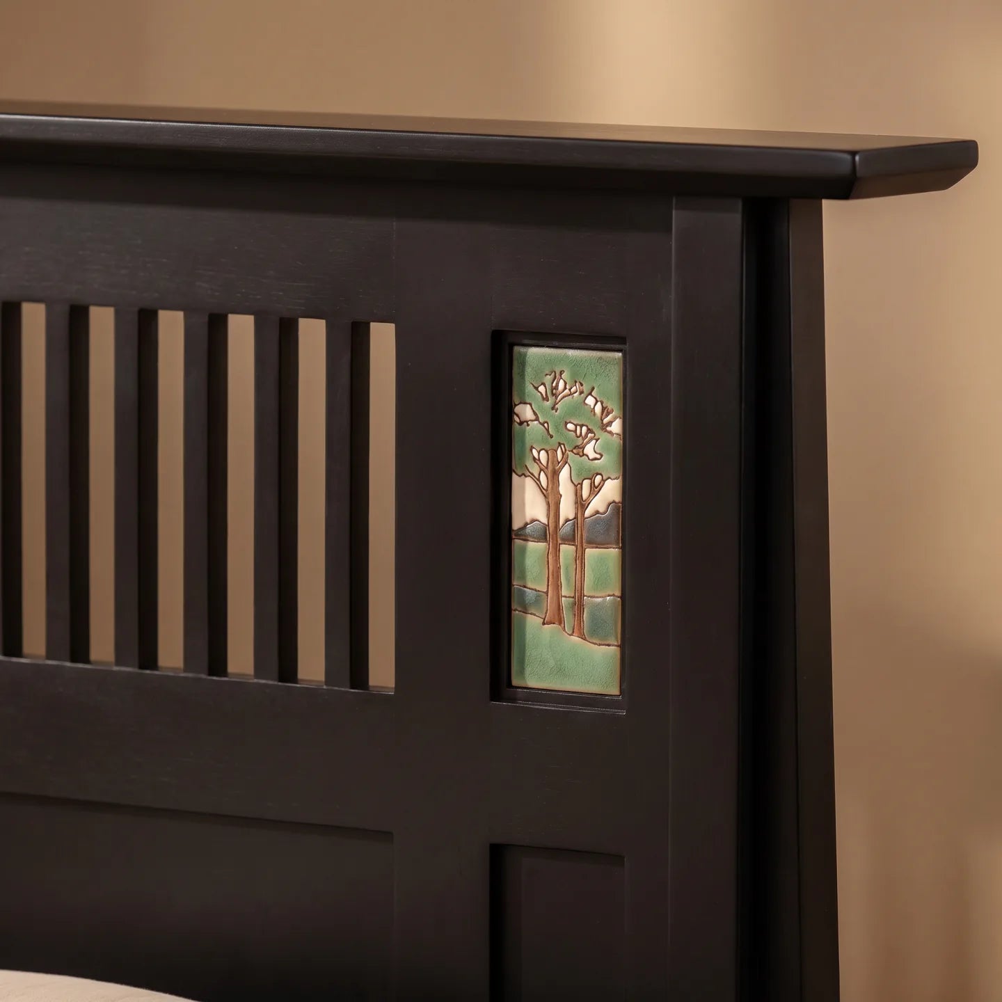 Mosaic Platform Bungalow Bed Frame - Black