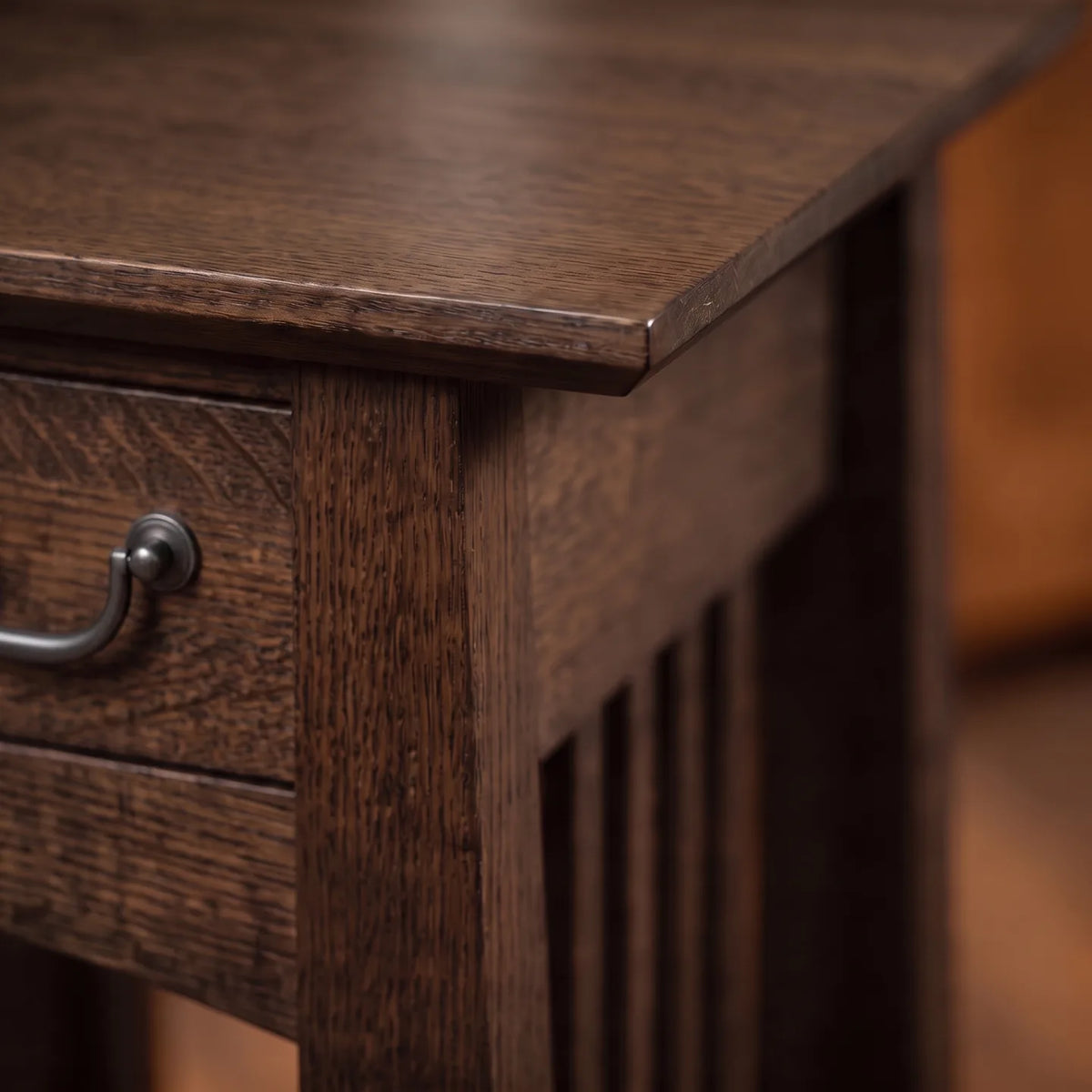 Bungalow Spacesaver Single Drawer Nightstand - Charcoal