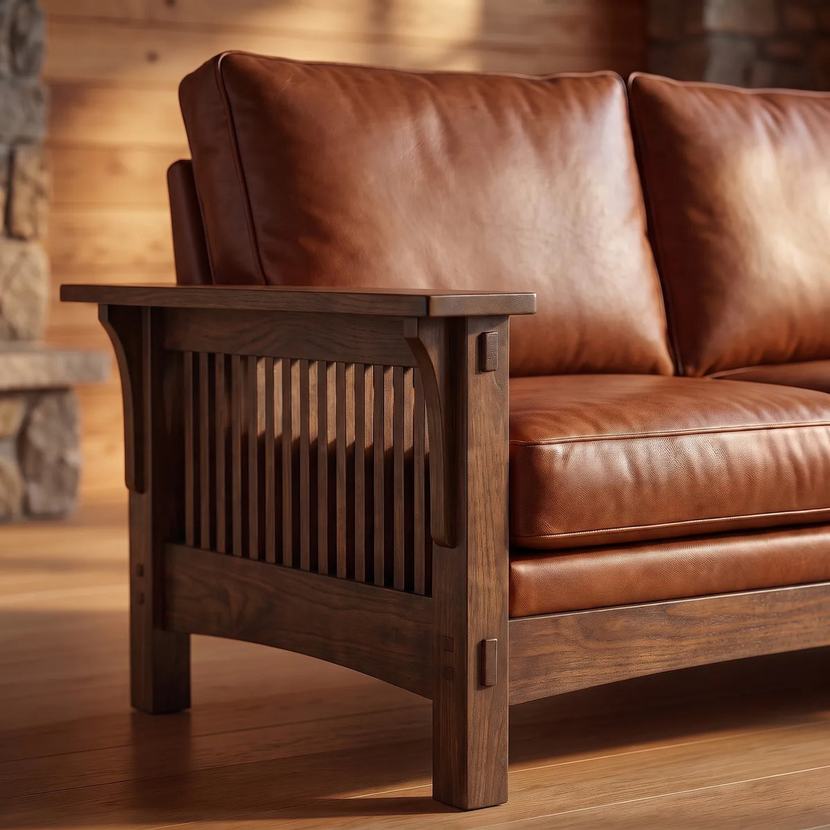 Bungalow Sofa - Walnut