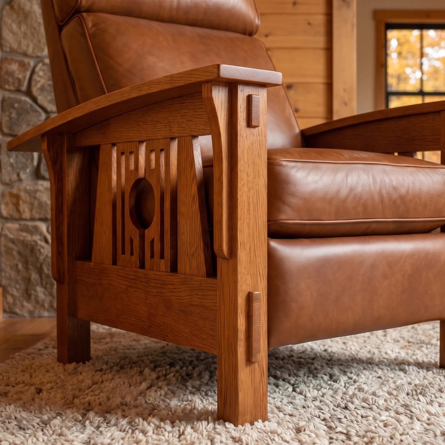 Medallion Farmhouse Recliner