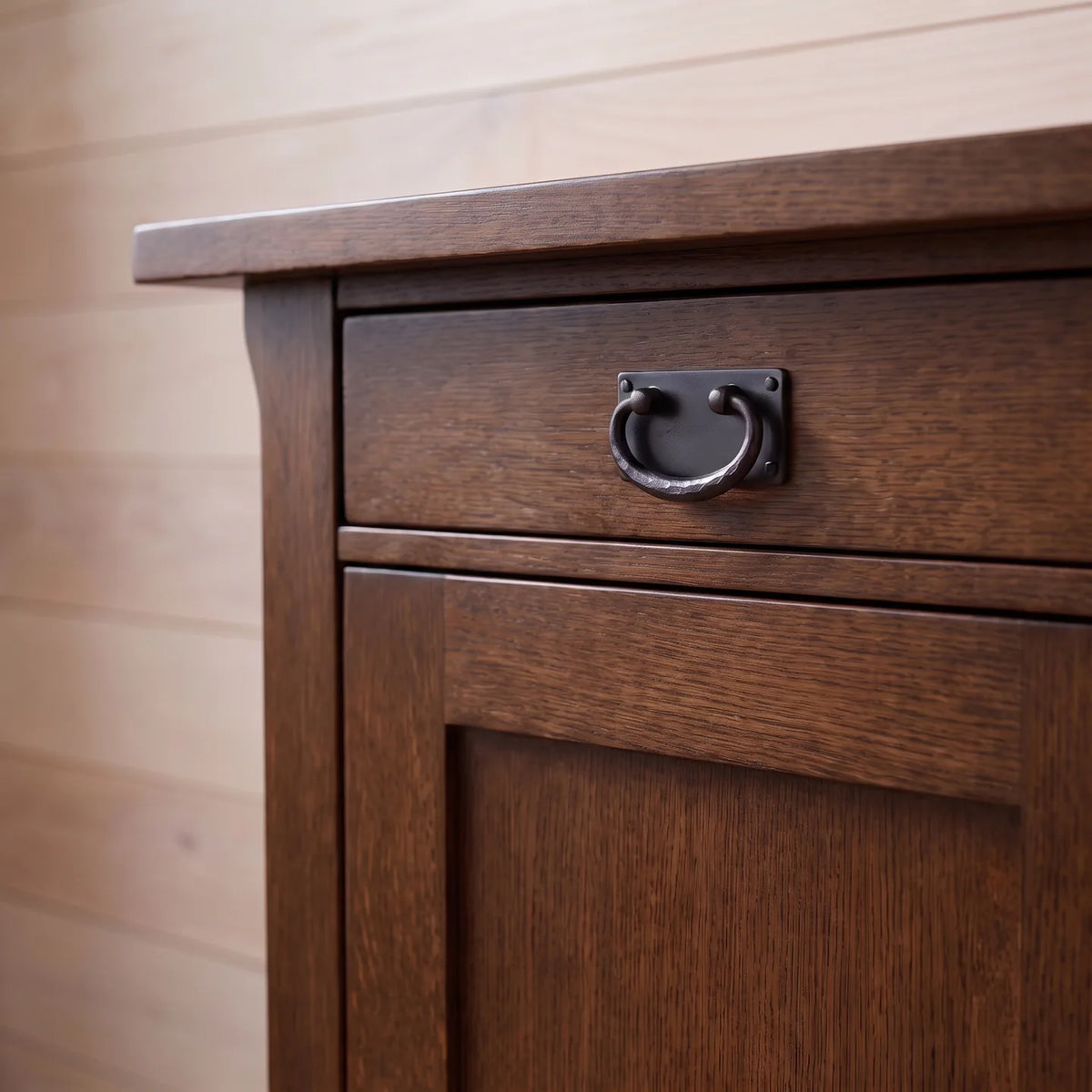 Mission 2-Door Console - Walnut