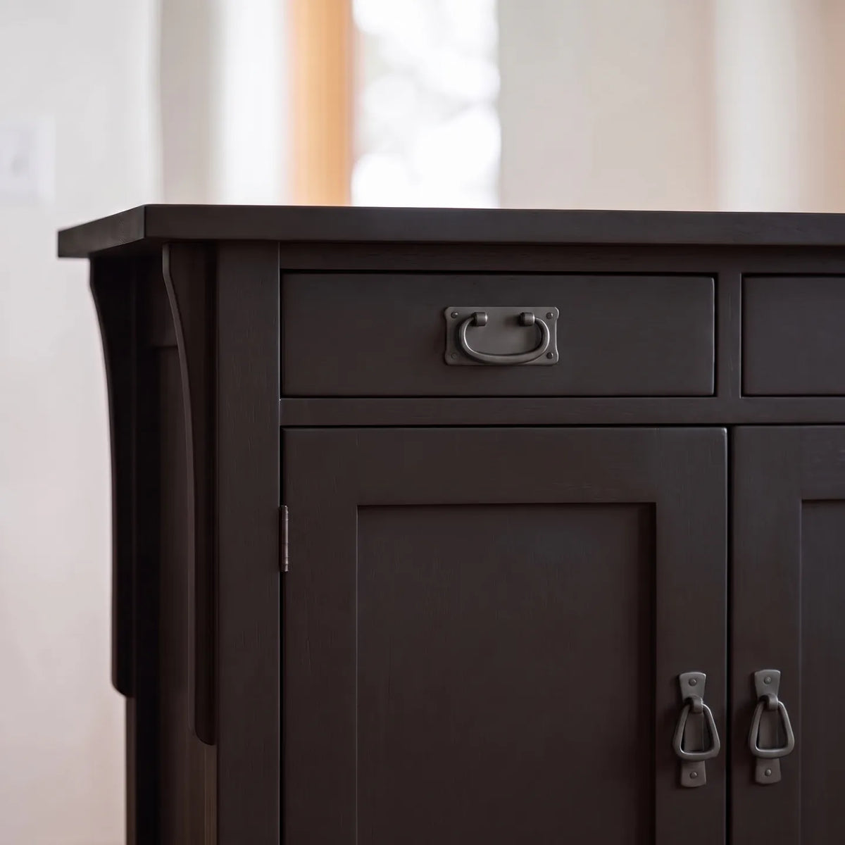 Mission 3-Door Console - Black